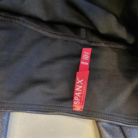 Spanx faux leather moto legging Women's size M - Picture 4 of 7